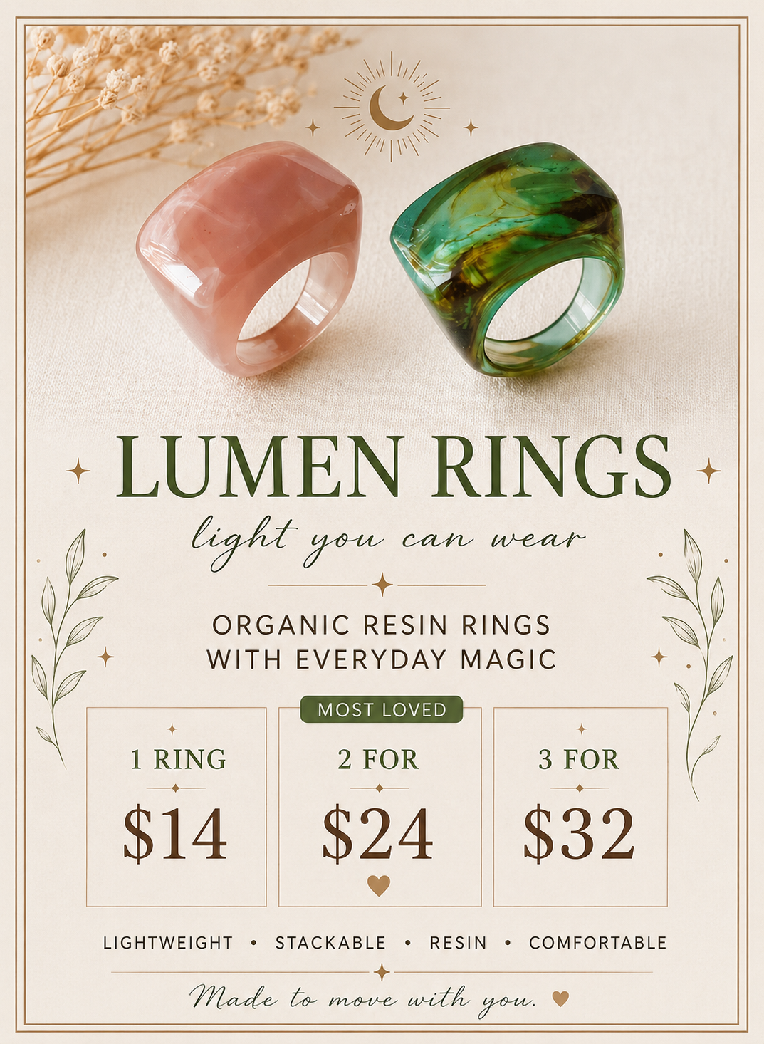 Resin Rings