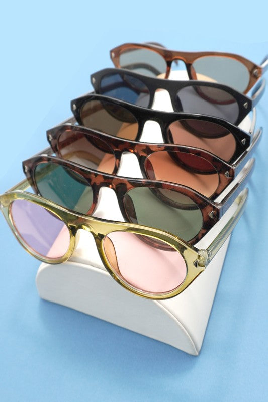 Retro Fram UV400 Sunglasses - Assort