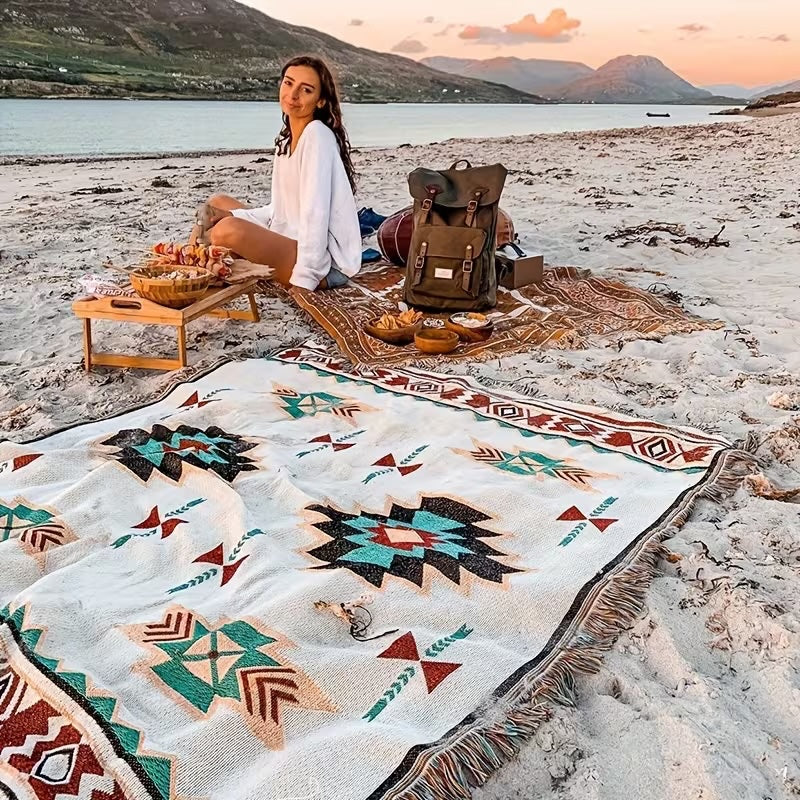Boho Beach Blanket (Southwestern) 4x6