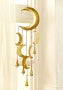 Foiled Gold Moons Wind Chime