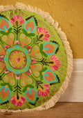 Bohemia Mandala Embroidered Yoga Seat Pad - GR
