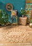 Kavali Oval Jute Braided Open Weave Rug 90x150cm