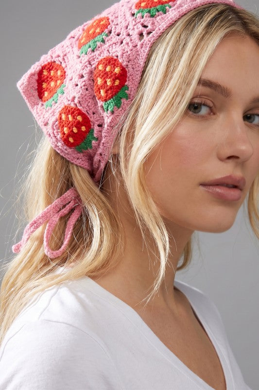 Crochet Head Scarves - Assort